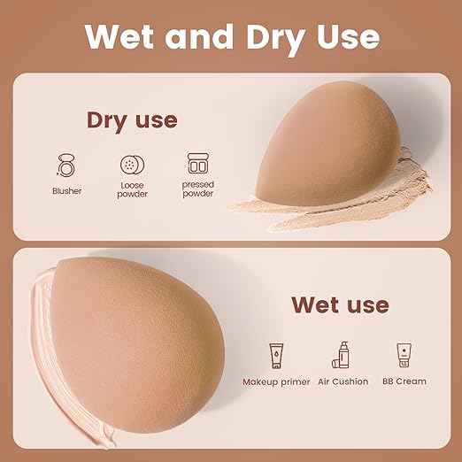 BEAKEY Makeup Sponge Set of 3 - BEAKEY
