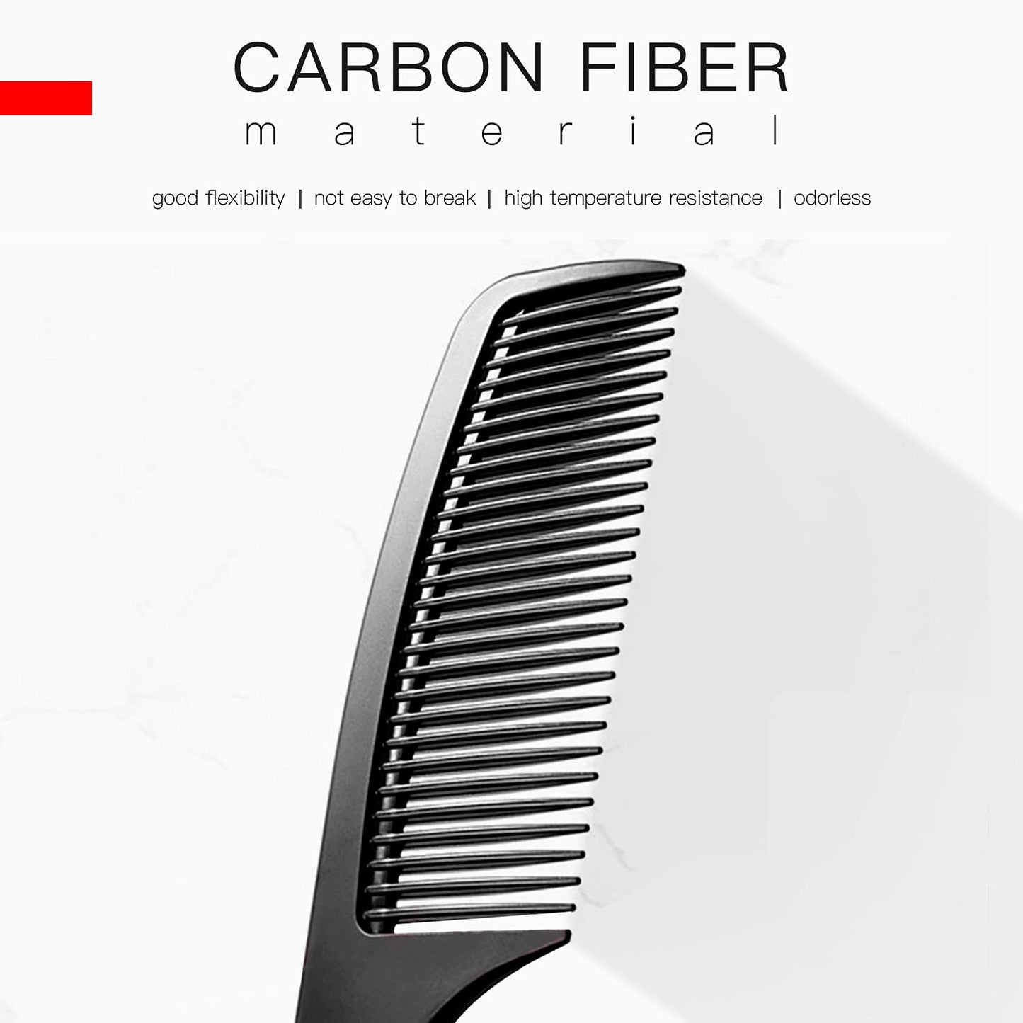 BEAKEY Combs,Round Tooth Comb Barber Tooth Comb Travel Hair Comb for Men Women - BEAKEY