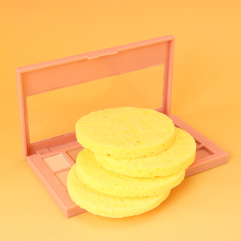 BK BEAKEY Facial Cleansing Sponge, 50 Pack Round Face Cleaning Sponges
