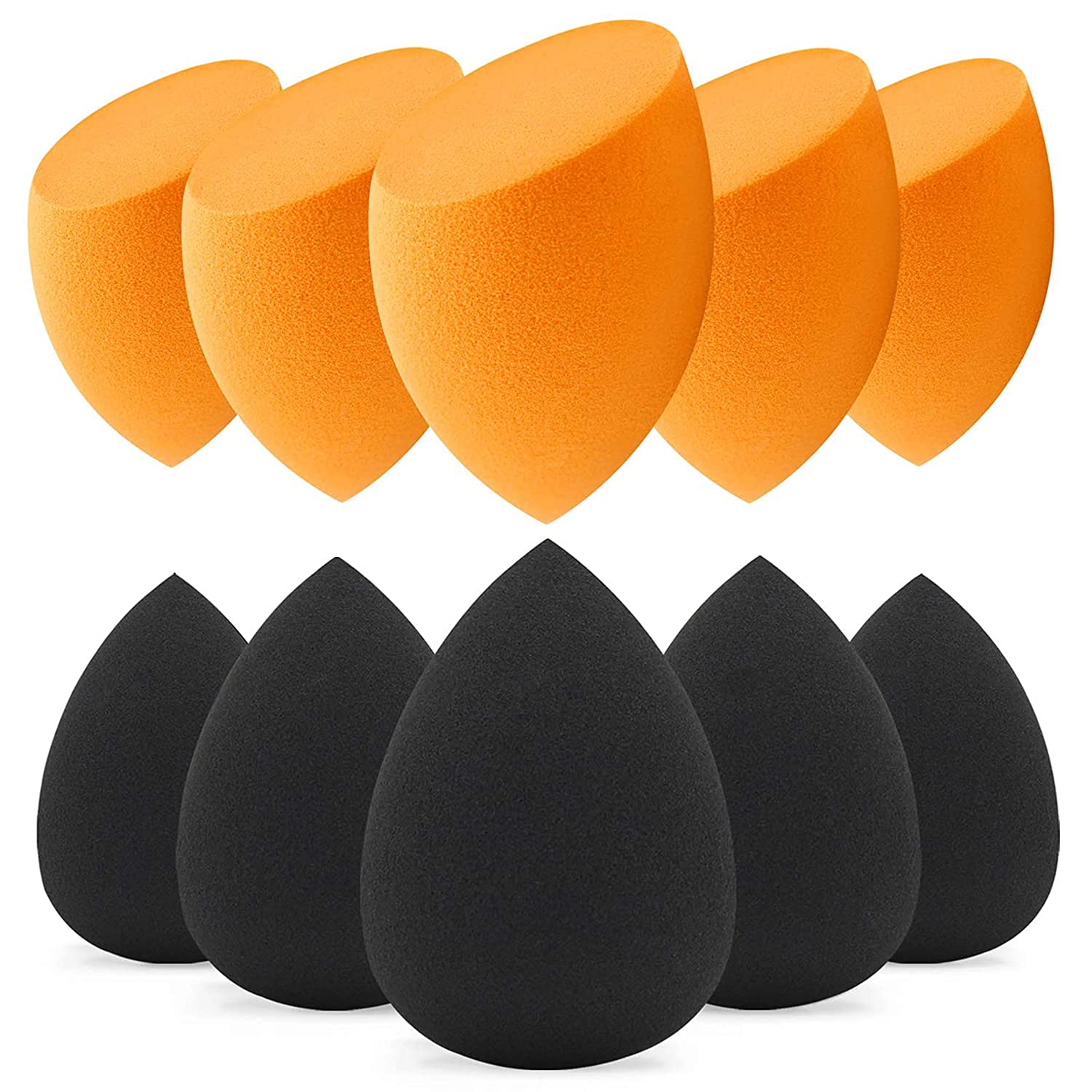 10 Pcs Perfect Makeup Sponge Set Blender FlawlessFor Liquid