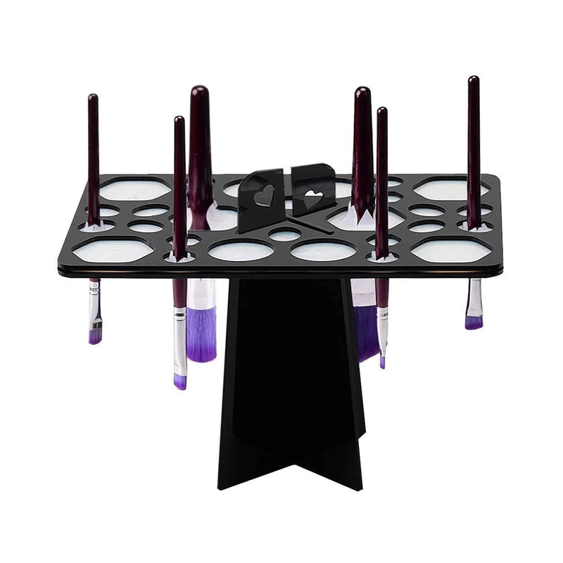Makeup Brush Drying Rack (28 Holes) - BEAKEY