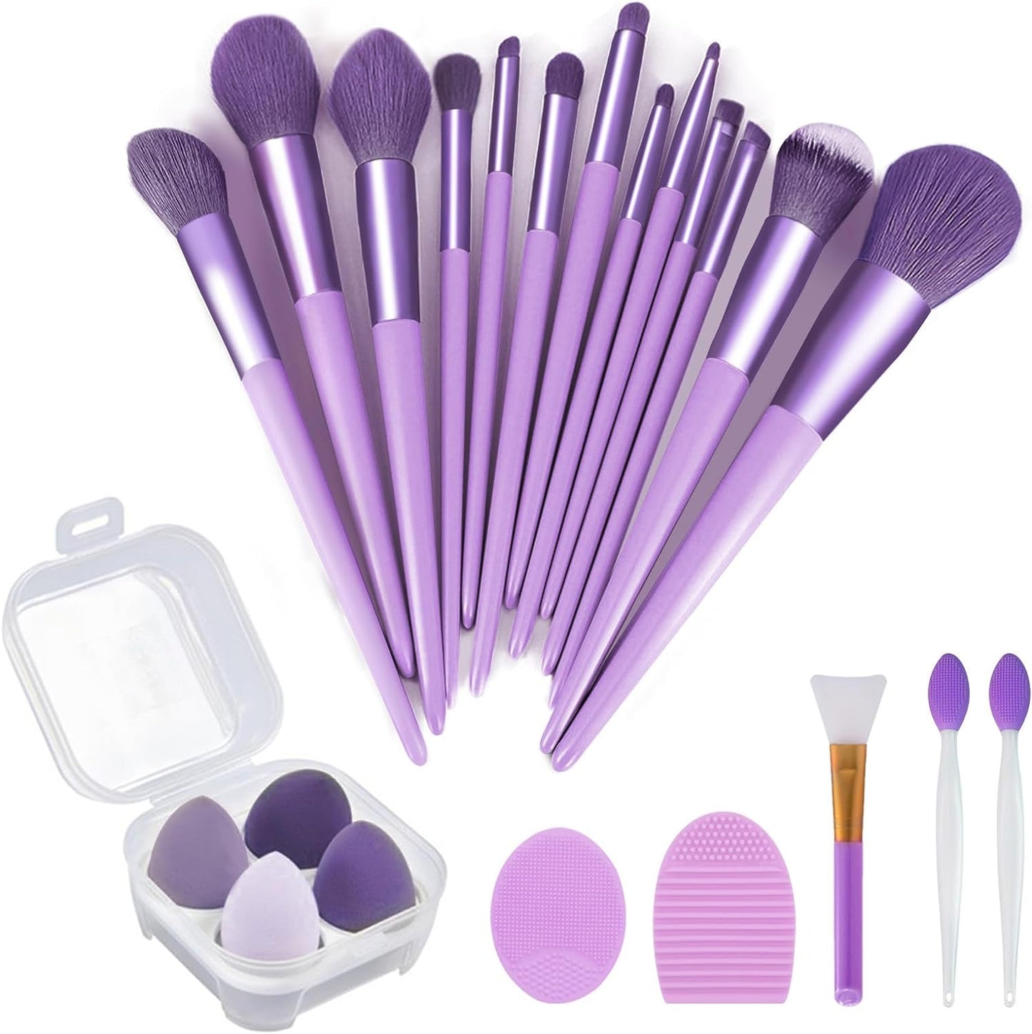 BEAKEY 22 Pcs Purple Makeup Kit - BEAKEY