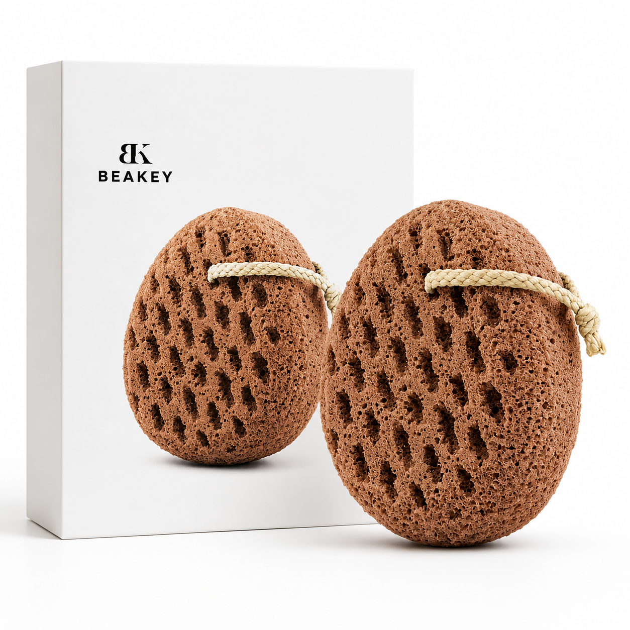 BK BEAKEY IcyMe Body Bath Sponge for Shower-Soft & Exfoliating