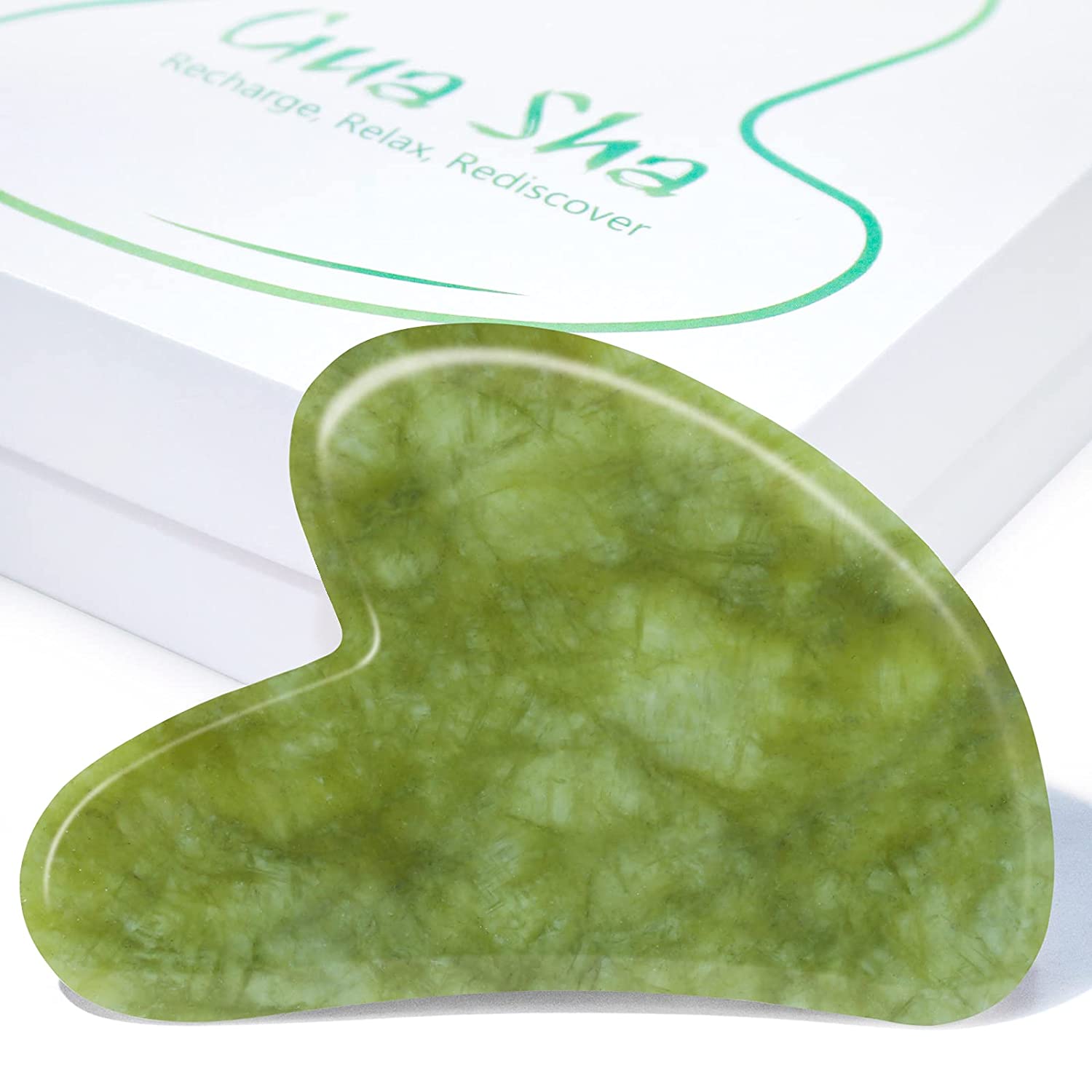 BEAKEY Gua Sha Facial Tool for Face and Body, Lymphatic Drainage Massage Tool for Deep Tissue of Tensions and Pains - BEAKEY