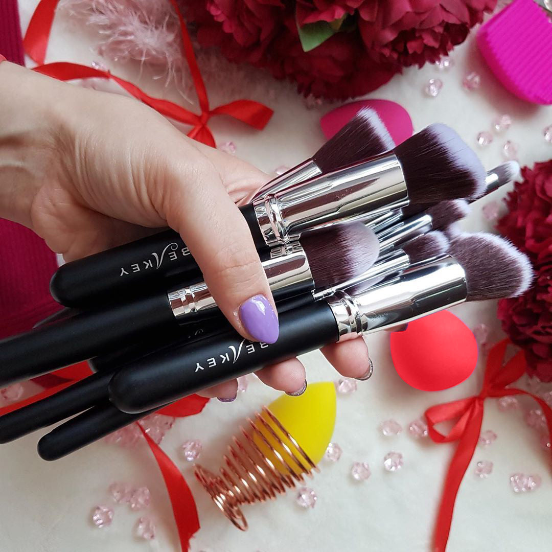 Essential Makeup Brush Kit (10+2pcs) - BEAKEY