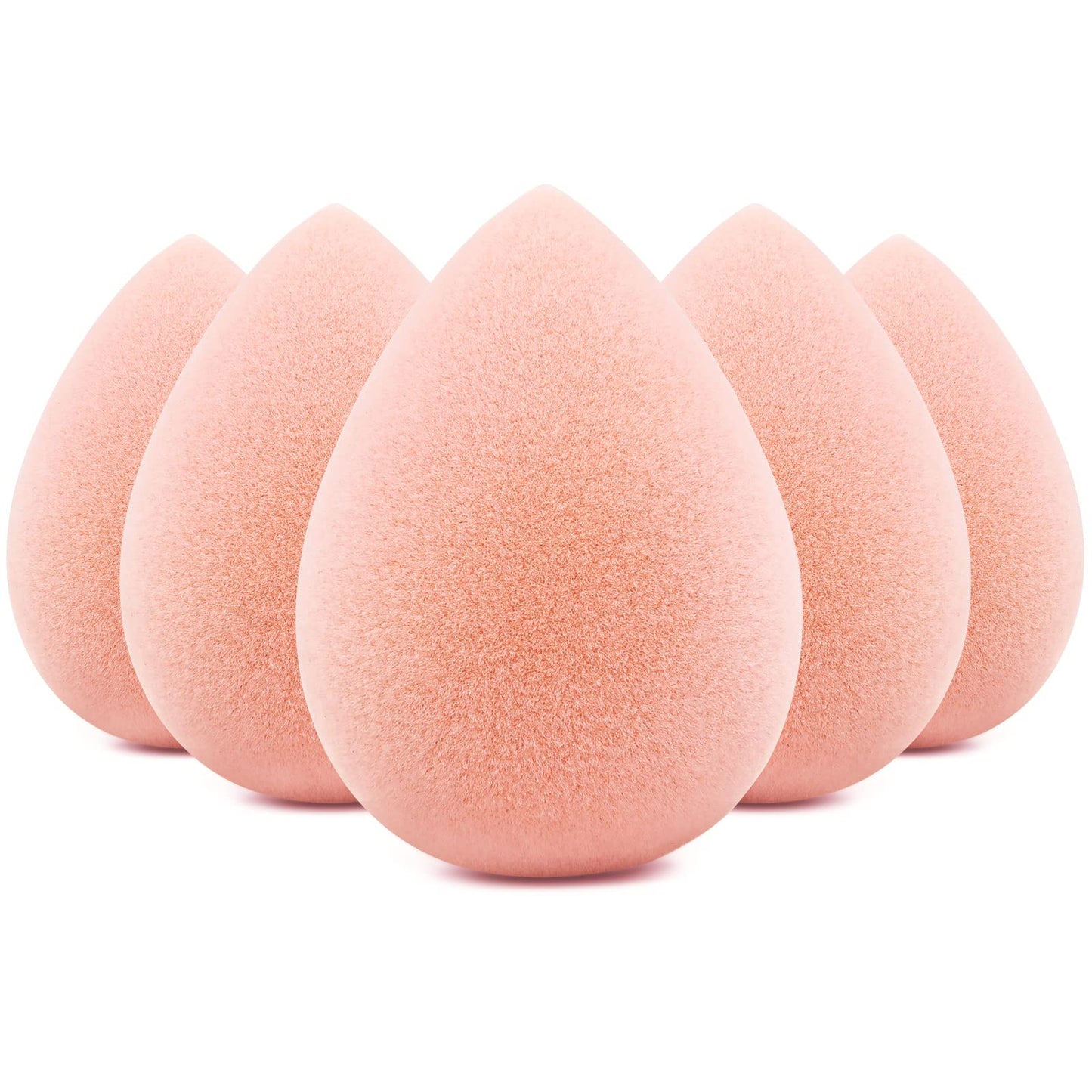 Beakey 5pcs Miracle Pink Makeup Sponge Set for Liquid, Cream, Powder TK Popular